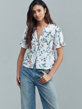 Pilcro Kiera Blouse by Anthropologie